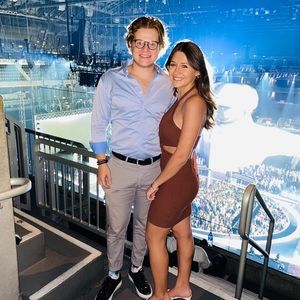 Once worn Showpo brown knit dress!